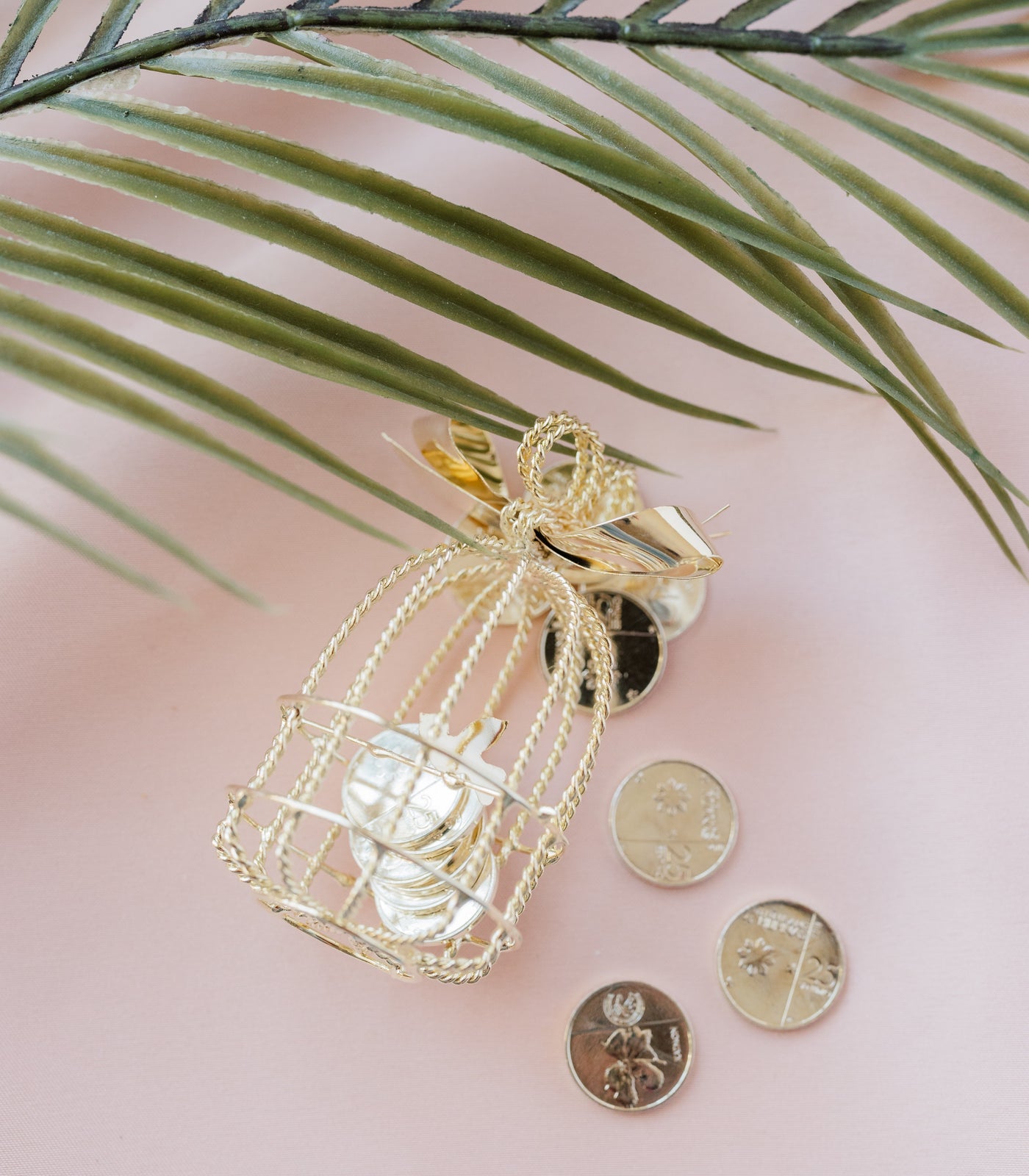 Bird Arras Unity Wedding Coins