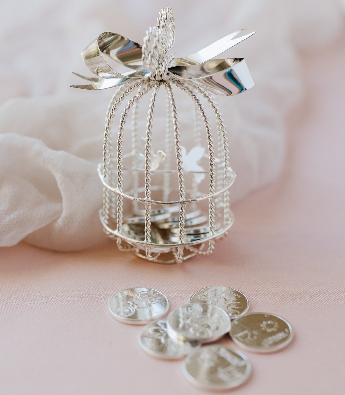 Bird Arras Unity Wedding Coins