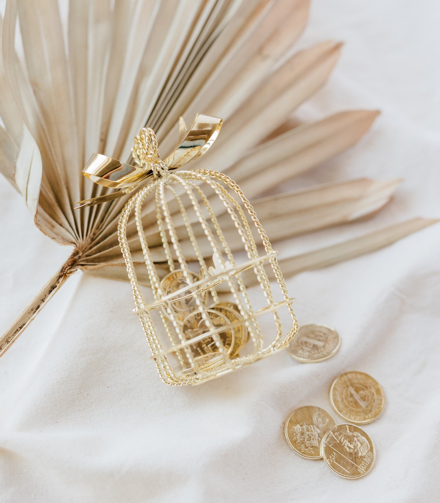 Bird Arras Unity Wedding Coins