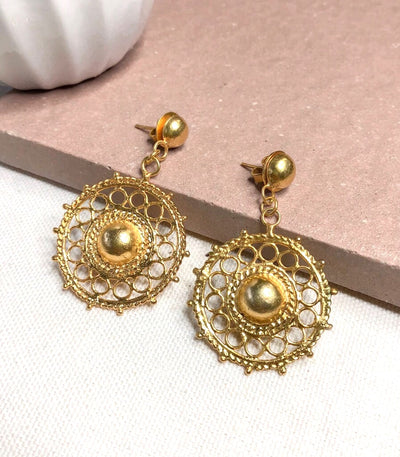 Lucy Gold Earrings - AMAMI