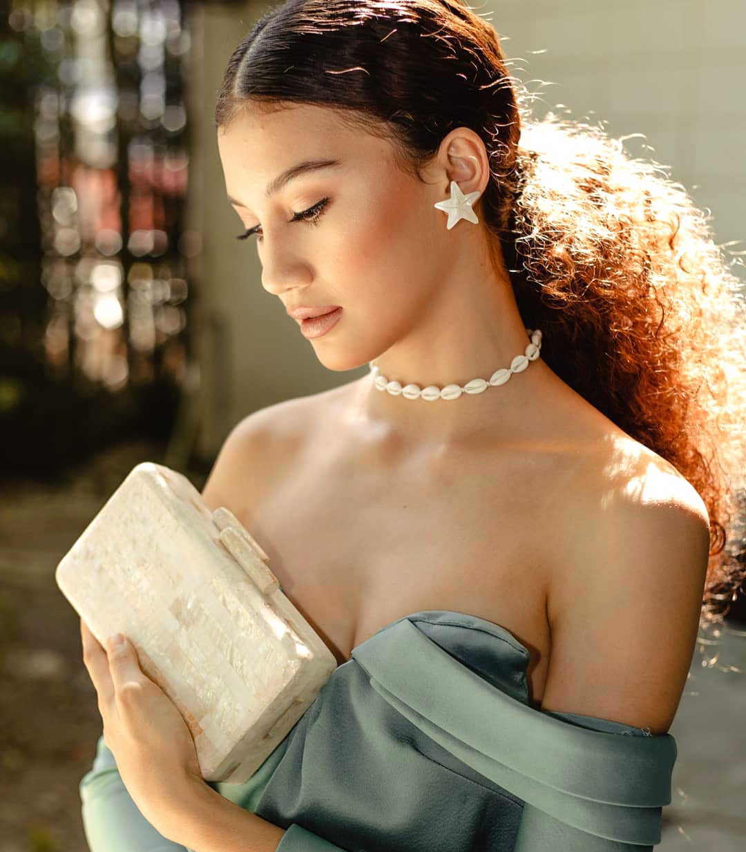 Jules Shell Clutch in Macabebe - Island Girl